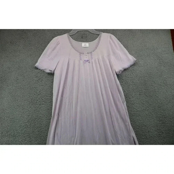 Women's Vintage Nylon Gown-Fundamentals-Light Purple-Size Medium - Picture 1 of 8